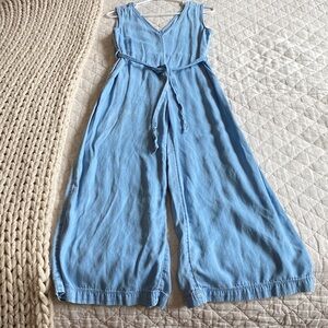 Light Blue Sleeveless Jumpsuit